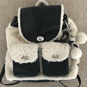 Coach Shearling Rucksack